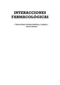 INTERACCIONES FARMACOLÓGICAS