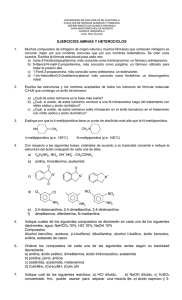 Hejerciciosaminas2K14 - Departamento de Química Orgánica
