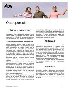 Osteoporosis - Aon México
