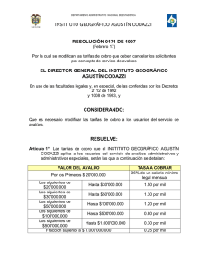 resolución 0171 de 1997 - Instituto Geográfico Agustín Codazzi