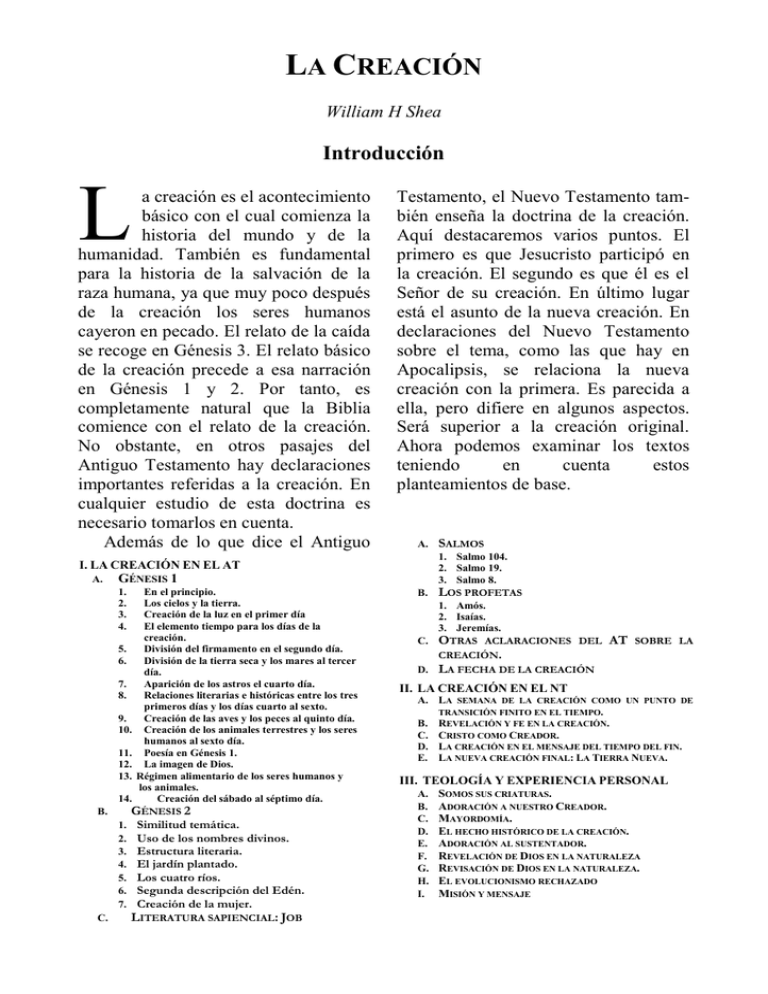 La Creación - Contestando Tu Pregunta