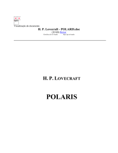 H. P. Lovecraft - POLARIS - H. P. Lovecraft - alcirazevedo