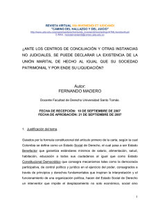 ¿Ante los Centros de Conciliación y otras instancias no judiciales