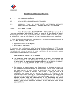 memorandum técnico (p.inv.) n° 55