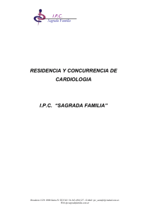 RESIDENCIA Y CONCURRENCIA DE CARDIOLOGIA