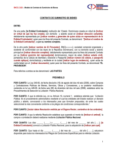 contrato de suministro - Presidencia de la República Dominicana