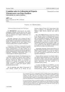 Comisión sobre la Utilización del Espacio Ultraterrestre con Fines Pacíficos 694ª