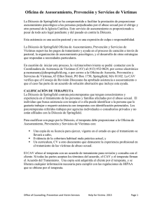 Oficina de Asesoramiento, Prevención y Servicios de Víctimas