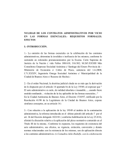 nulidad de los contratos administrativos por vicio