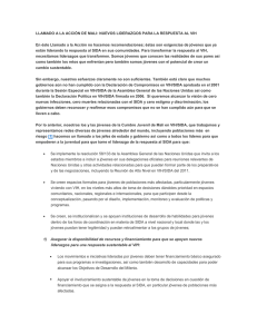 LLAMADO A LA ACCIÓN DE MALI: NUEVOS LIDERAZGOS PARA