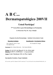 El ABC Dermatopatológico y Usted……