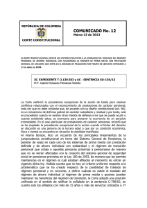 REPÚBLICA DE COLOMBIA CORTE CONSTITUCIONAL