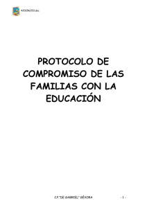 protocolo de compromiso de las familias con la educación