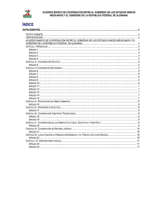 acuerdo marco de cooperación entre el gobierno de los estados