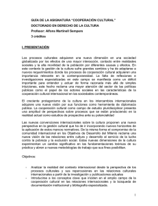 Cooperación cultural - Universidad Carlos III de Madrid
