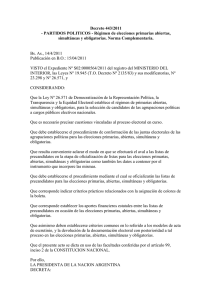 Decreto 443/2011 - Colegio Público de Abogados de la Capital