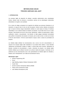 METODOLOGIAS AGILES “PROCESO UNIFICADO AGIL (AUP)” 1