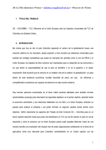 UE – COLOMBIA – TLC