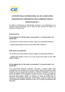 LICITACIÓN PUBLICA INTERNACIONAL NO. 2010-LI-000014-PROV.