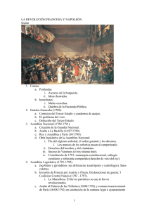 La Revolución Francesa y Napoleón (guión)