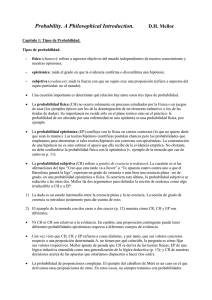 El frecuencialismo y las posibilidades clásicas.