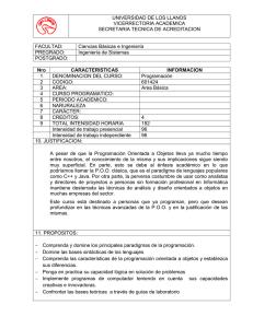 UNIVERSIDAD DE LOS LLANOS VICERRECTORIA ACADEMICA SECRETARIA TECNICA DE ACREDITACION