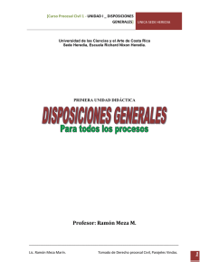 Unidad i _ Disposiciones Generales
