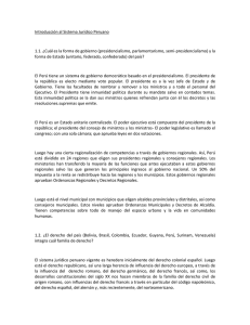 Introducción al Sistema Jurídico Peruano 1.1. ¿Cuál es la forma de