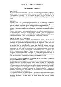 DERECHO ADMINISTRATIVO II