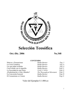 Revista 348 - Oct Dic 2006 - Sociedad Teosófica en Colombia
