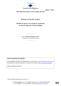 1. Los ecosistemas de nuevas empresas de alta tecnología