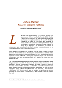 L Julián Marías: filósofo, católico y liberal