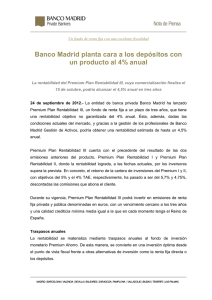 Un fondo de renta fija con una excelente fiscalidad Banco Madrid