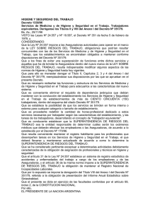Decreto PEN Nº 1338/96 (B.O. 28/11/96)