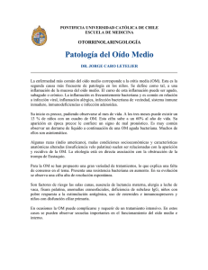 Patología del Oído Medio