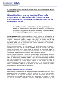 Conferencias Magistrales Miguel Delibes