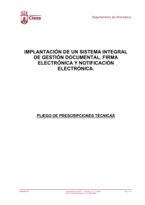 Departamento de Inform&aacute;tica IMPLANTACI&Oacute;N DE UN SISTEMA