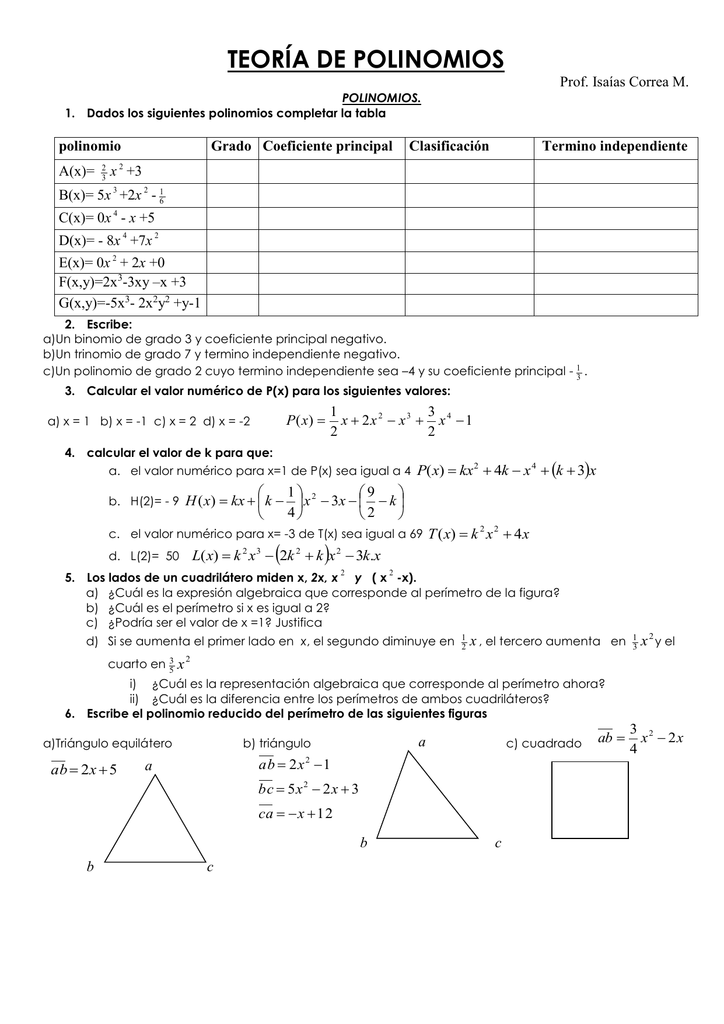 Polinomios Iv E