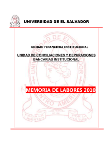 conciliaciones - Universidad de El Salvador