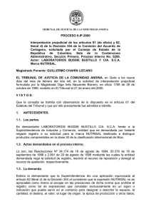 PROCESO 6-IP-2000 - Comunidad Andina