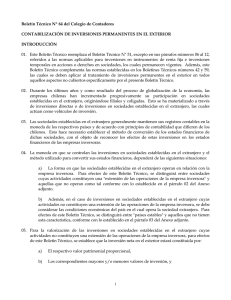 Boletín Técnico Nº 64 del Colegio de Contadores