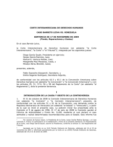 Caso Barreto Leiva vs. Venezuela: Sentencia CIDH