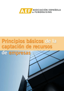 Principios de captación de recursos en el sector empresarial