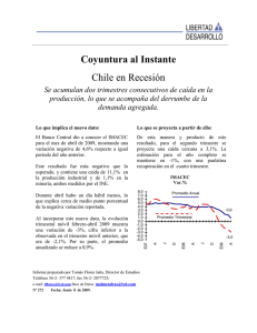 Chile en Recesión
