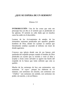 Que debemos esperar de un Sermon Dr. Rubén Murillo