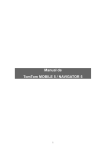 Manual de TomTom MOBILE 5 / NAVIGATOR 5