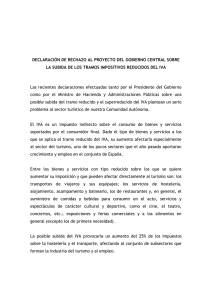 Declaración de rechazo al proyecto del Gobierno Central