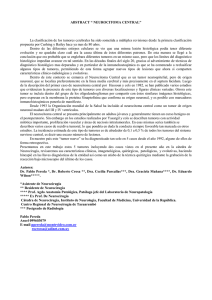 abstract “ neurocitoma central” - Sociedad de Neurología del Uruguay