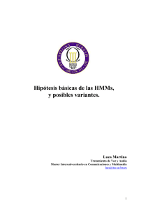 4. Hipotesis HMMs