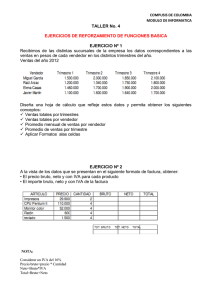 COMPUSIS DE COLOMBIA MODULO DE INFORMATICA TALLER